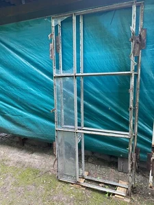 Stahlfenster Industriefenster Fabrikfenster Fenster 2 Stück 215 mal 95 cm Vintag - Bild 1 von 3