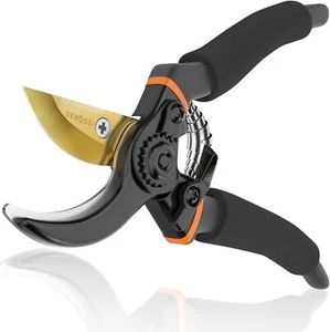 Premium Bypass Pruning Shears for your Garden - Heavy-Duty, Ultra Sharp Pruners - Picture 1 of 7