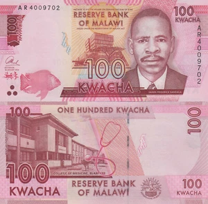 Malawi 100 Kwacha (1.1.2014) - Central Bank/College of Medecine p65a UNC - Picture 1 of 3