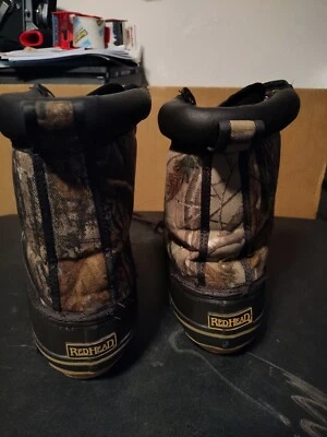 RED HEAD MEN'S CAMO TUNDRA PAC BOOT 9 Thermolite 100% Waterproof  - Image 1 of 4