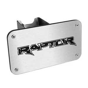 Ford F-150 Raptor Chrome Finish Steel Metal 2" Tow Hitch Cover Plug Laser Cut - Picture 1 of 2