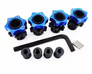 Traxxas Slash 4X4 Stampede 17mm CNC Aluminum Hex Hubs Hot Racing SLF117X06 Rally - Picture 1 of 1