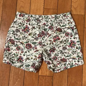 GAP Kids Girls Size 14 Floral Denim Shorts - Picture 1 of 6