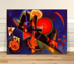 Wassily Kandinsky In Blue ~ CANVAS PRINT 36x24" ~ Classic Abstract Art - Picture 1 of 1