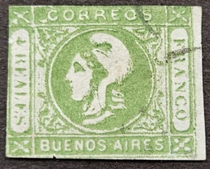 ARGENTINIEN CORREOS BUENOS AIRES - Briefmarke - gebraucht - 1859 - Bild 1 von 1