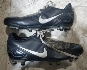 SWEET VINTAGE 2007 NIKE TOTAL 90 SCHWARZ/SILBER FUSSBALLSCHUHE HERREN GRÖSSE US11,5 - Bild 1 von 9