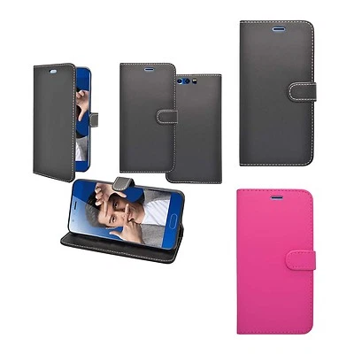 For Honor 9 Case Wallet Flip PU Leather Stand Card Slot Pouch Phone Cover - Image 1 of 3