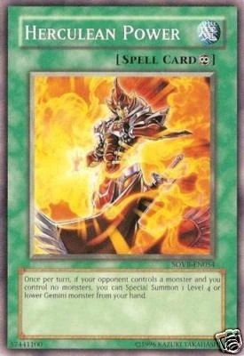 SOVR EN054 UNL ED 3X HERCULEAN POWER COMMON CARDS - Image 1 of 2