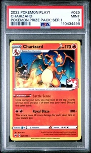 Pokemon Card PSA 9 Charizard Prize Pack Serie 1 One Play Promo VIV 025/185 2022 - Imagen 1 de 3