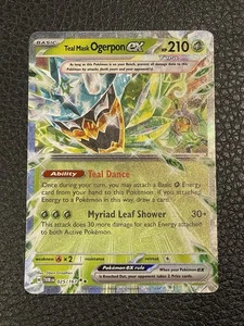 Teal Mask Ogerpon ex 025/167 Sv06: Twilight Masquerade Holo - Bild 1 von 5