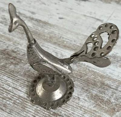 Silberfarbene Pfauen Surma Kohl Behälter 11cm - Bild 1 von 4