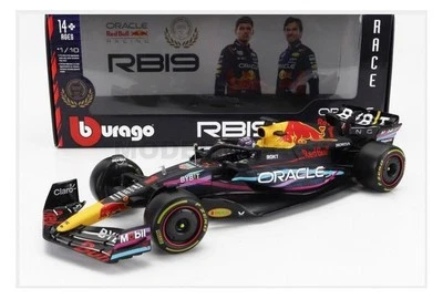 BURAGO BU18003-V-MIAMI RED BULL - F1 RB19 TEAM ORACLE RED BULL RACING N 1 WORLD  - Immagine 1 di 2