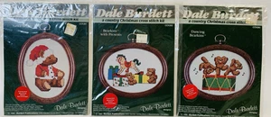 5 ~ Small Christmas Cross Stitch Kits Dale Burnett DMC Dimensions NEW SEALED LOT - Picture 1 of 9