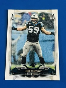 2014 Topps Luke Kuechly Panthers Foto-Variante (Spieler) SSP Fußballkarte #40 - Bild 1 von 2