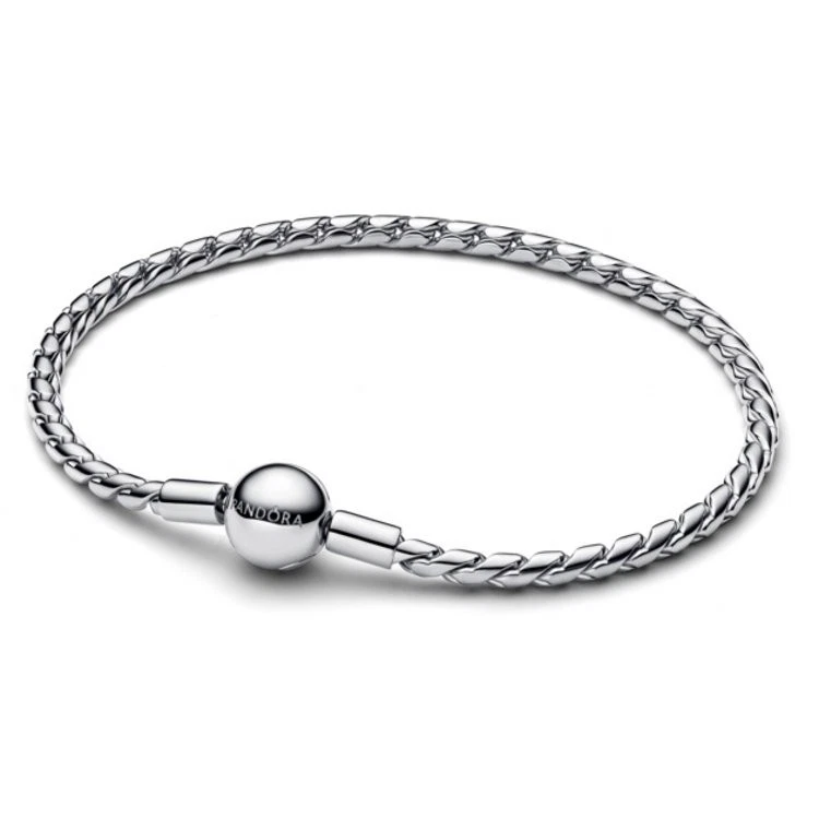 Pandora Armband Flügel-Kette Verschluss Rund Silber 594028C00-18 cm