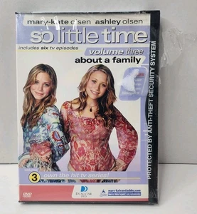 So Little Time Vol. 3 About a Family (DVD, 2003) Mary Kate & Ashley Olsen - New - Imagen 1 de 7