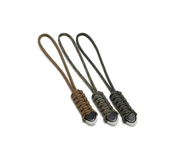 (3) Cordões de faca/engrenagem Paracord feitos nos EUA brilham no escuro! Bushcraft para chaves  - Imagem 1 de 4