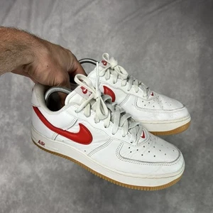 Nike Air Force 1 Low Sneaker Size 40 Anniversary Edition University Red Gum - Bild 1 von 5