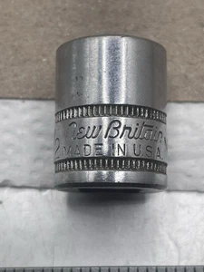Vintage New Britain Tools 1/2”Socket 12 Point NB-1216 Made in USA 3/8” Drive - Picture 1 of 6