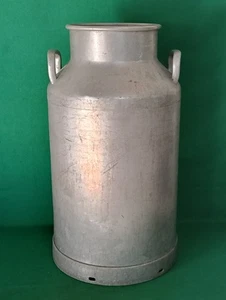 BIDONE CONTENITORE FUSTO PER LATTE NORDISK NORWAY ALLUMINIO 50 LT VINTAGE. DA33 - Foto 1 di 9