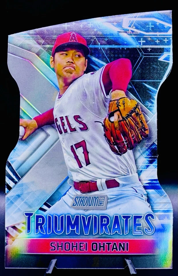 2023 Stadium Club Shohei Ohtani #T-25 TRIUMVIRATES Die Cut Angels - Image 1 of 2