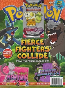 100% Official Magazine Pokemon  2025  Fierce Fighters with Cards - Picture 1 of 1