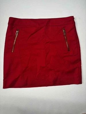 Mango Red Female Cotton Mini Skirt XS - Image 1 of 3