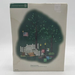 Dept 56 Village Accessories Primavera/Verano Paisaje Set #56.53076 Juego de 10 - Imagen 1 de 17