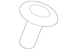 Genuine Audi Overslam Bumper Bolt WHT-009-012-A - Foto 1 di 2