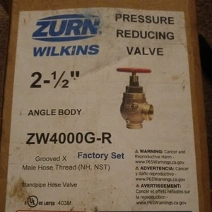 ZURN WILKINS - ZW4000G- 2-1/2” PRESSURE REDUCING VALVE - Picture 1 of 3