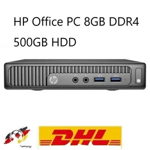 HP 260 G2 MiniPC i3 6100U 2.3GHz 1*8GB DDR4 2,5"HDD 500GB 4*USB3.0 HDMI Win11 - Bild 1 von 5
