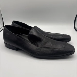 BOSS BY HUGO BOSS SCHWARZE HERRENSCHUHE AUS ECHTEM LEDER - GRÖSSE 10 - - Bild 1 von 22