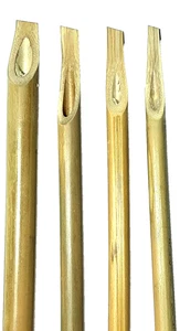 Pluma de caña de bambú hecha a mano de 4 piezas para escritura caligráfica (árabe y farsi) - Imagen 1 de 3