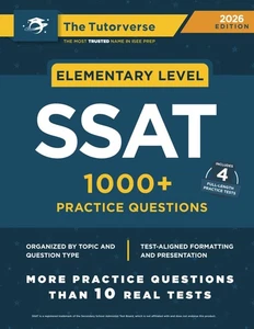 Elementary SSAT: 1000+ Practice Questions - Picture 1 of 1