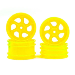 JC Racing Rim Set Yellow For Tamiya Egress 1/10 RC Buggy | Plastic  - Picture 1 of 3