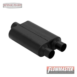Silenciador de escape Flowmaster 8425453 Super 44 2,5" doble entrada 3" centro de salida - Imagen 1 de 9