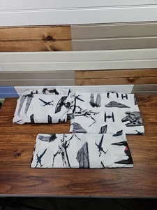 Juego de 3 sábanas dobles Star Wars Lucas Films funda de almohada plana ajustada  - Imagen 1 de 7