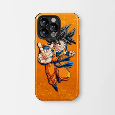 Funda de teléfono Dragon Ball Z Goku para iPhone rígida protectora anime regalo cubierta Foto 1 de 3