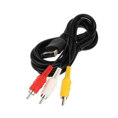 1.8m / 6ft RCA-Audio-Video-AV-Stereo-Composite-Kabel für Sega Dreamcast - Bild 1 von 4