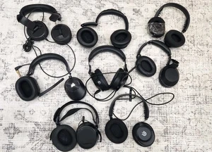Verschiedene Marken, Konvolut 8 Kopfhörer, Headsets nur Teile ungetestet - Bild 1 von 19