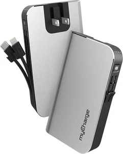 myCharge Portable Charger w/Wall Plug 10050mAh Fast Charging - Lighting & USB-C - Picture 1 of 3