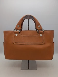 CELINE BAG CELINE CELINE BOOGIE BAG TOTE BAG HANDBAG SHOULDER BAG LEATHER ORA - Picture 1 of 10