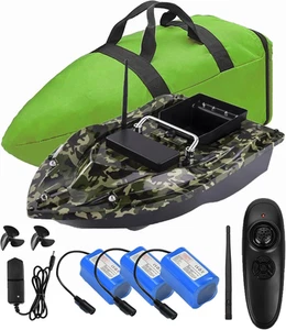 Barchino Carpfishing Bait Boat, 12000Mah Batterie Di Grande Capacità Barca Esca  - Foto 1 di 12