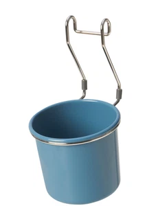 IKEA HULTARP Container, blau/vernickelt 14x16 cm 5 33/64" x 6 19/6" BRANDNEU - Bild 1 von 3