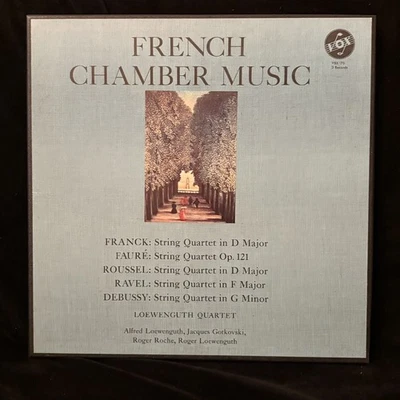 FRENCH CHAMBER MUSIC - LOEWENGUTH QUARTET - VOX 3LP BOX 1965 RVG - Image 1 of 4