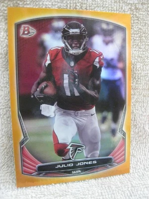 2014 Bowman Orange /50 Julio Jones #84 Atlanta Falcons NFL football mint - Image 1 of 2