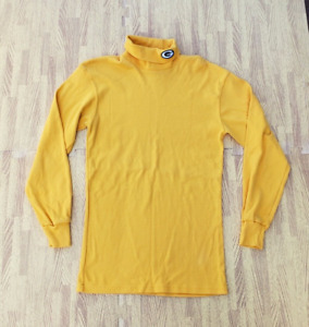 🔥 Green Bay Packers Majestic Turtleneck Long Sleeve Yellow Shirt Men's Small S