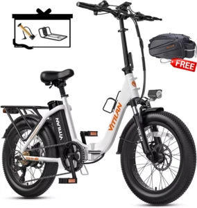 Vitilan U3 20" Electric Folding Bike 48V 13AH 750VV Fat tire E-Mountain 45KM/H - Picture 1 of 16