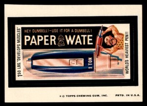 1974 Topps Wacky Packages Series 9 #10 Paper Wate Pen EX/MT