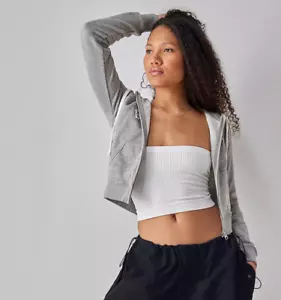 Urban Outfitters Out From Under white/blanc Stretch Rib Boob Tube Top L NEW - Picture 1 of 3